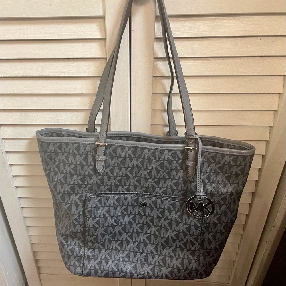 Michael Kors Grey Logo Tote Bag